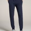 Men American Tall Athletic Pants | Wearever Fleece Joggers For Tall Men In Navy