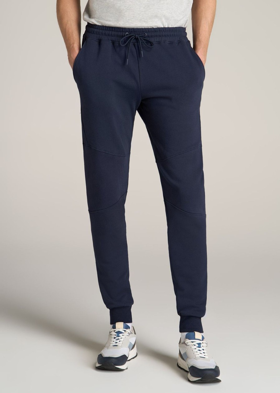 Men American Tall Athletic Pants | Wearever Fleece Joggers For Tall Men In Navy