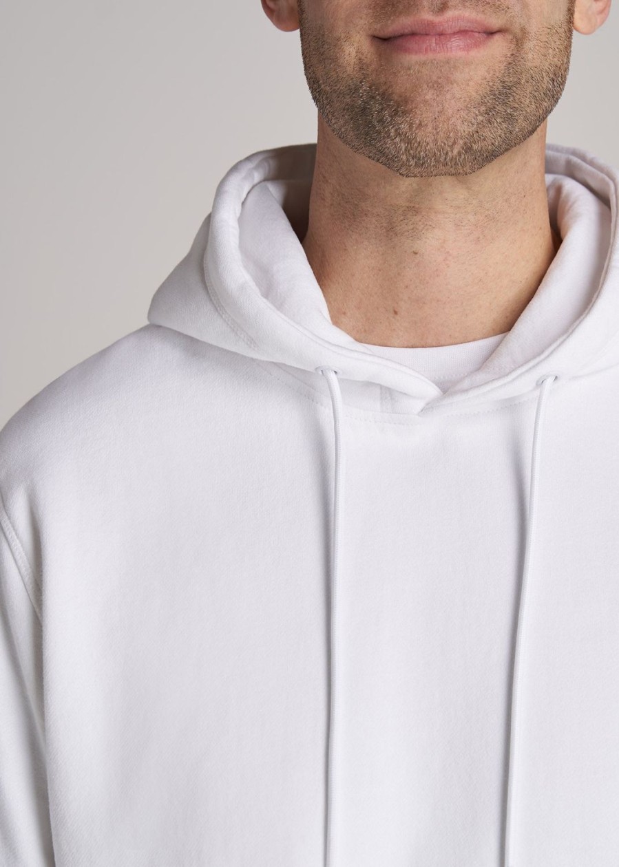 Men American Tall Hoodies + Sweatshirts | Wearever Fleece Pullover Men'S Tall Hoodie In Bright White