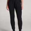 Women American Tall Athletic Pants | Women'S Tall Knit Lounge Jogger In Black