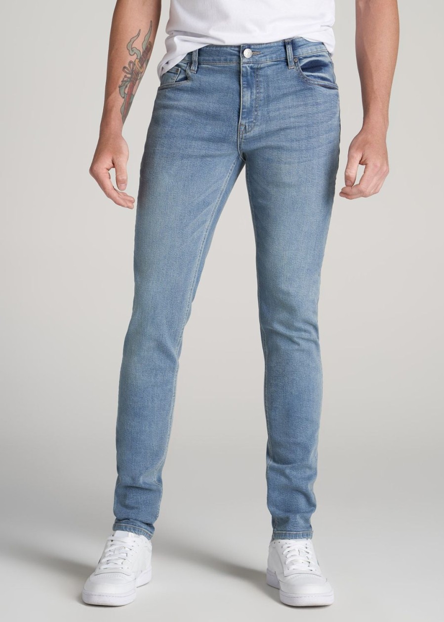 Men American Tall Jeans | Travis Skinny Jeans For Tall Men In New Fade