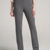 Women American Tall Pants + Trousers | Slim Straight Leg Dress Pants For Tall Women In Slate