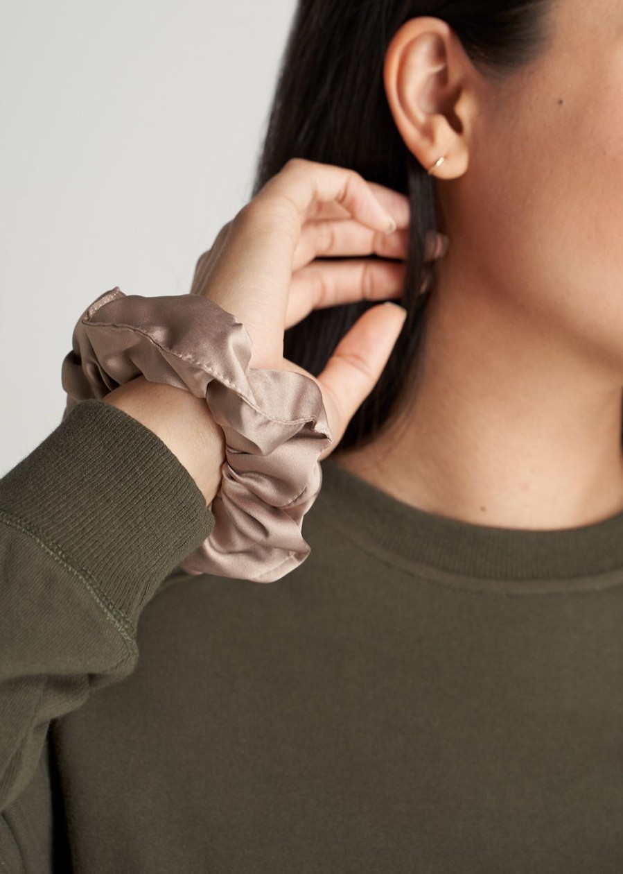 Women American Tall Other Accessories | Women'S Tall Scrunchie In Latte