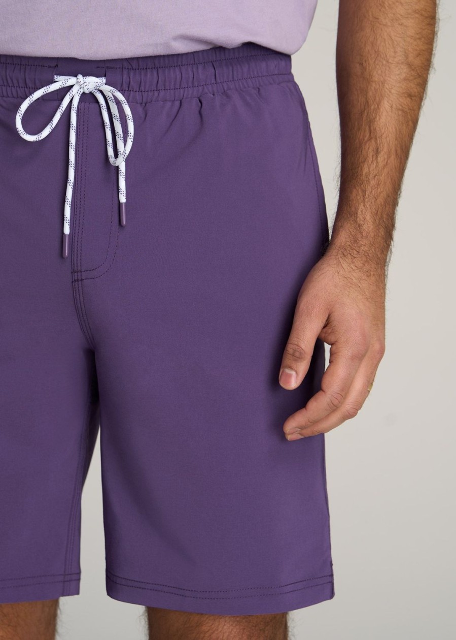 Men American Tall Shorts | Swim Shorts For Tall Men In Aster Purple