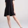 Women American Tall Dresses | Women'S Tall Swing Dress In Black