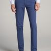 Men American Tall Pants + Chinos | Carman Tapered Chinos In Pants For Tall Men Steel Blue