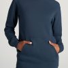 Women American Tall Hoodies + Sweatshirts | Wearever Fleece Relaxed Fit Women'S Tall Hoodie In Bright Navy